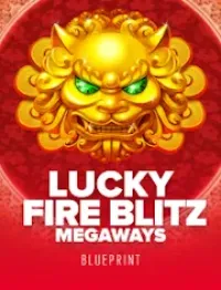 lucky fire blitz megaways slot logo